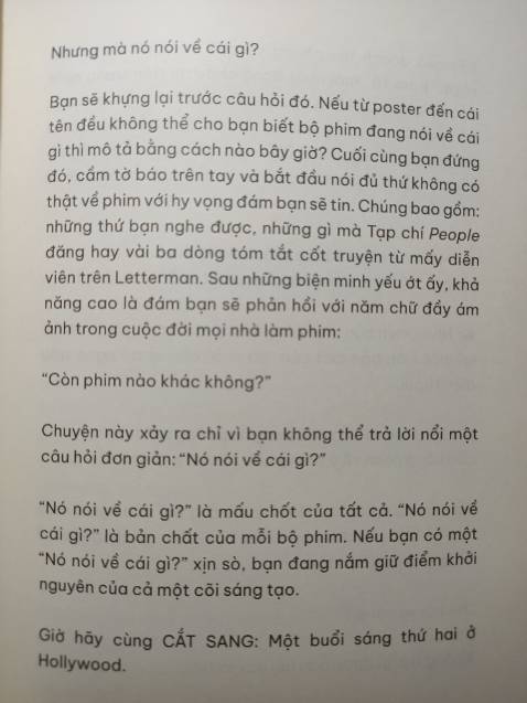 Mình được các tác giả không chỉ tiểu thuyết mà còn biên kịch nước ngoài giới thiệu, không ngờ cuốn này đã được dịch và bán ở đây rồi, mà giá rẻ hơn gấp đôi nữa! Cá nhân mình cảm thấy sách thiết thực giúp có tầm nhìn tổng quát hơn không chỉ về archetype (hình mẫu), pacing (nhịp điệu) mà cả vấn đề bao quát thiết yếu cho tác phẩm sáng tạo của bản thân. Tuy nhiên văn phong của tác giả khi dịch ra cảm giác rời rạc với nhiều ví dụ của văn hoá đại chúng. Nhưng mình recommend quyển sách này cho những ai đang theo đuổi việc hoàn thiện đứa con tinh thần của mình một cách chuyên nghiệp.