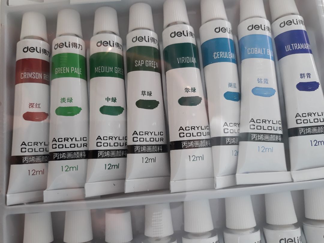 giao hàng nhanh, gói cẩn thận, chưa dùng thử, bản 24 màu khá đẹp, được tặng kèm set cọ 04 cây và ngăn pha màu chắc chắn với giá ưu đãi giao hàng nhanh, gói cẩn thận, chưa dùng thử, bản 24 màu khá đẹp, được tặng kèm set cọ 04 cây và ngăn pha màu chắc chắn với giá ưu đãi