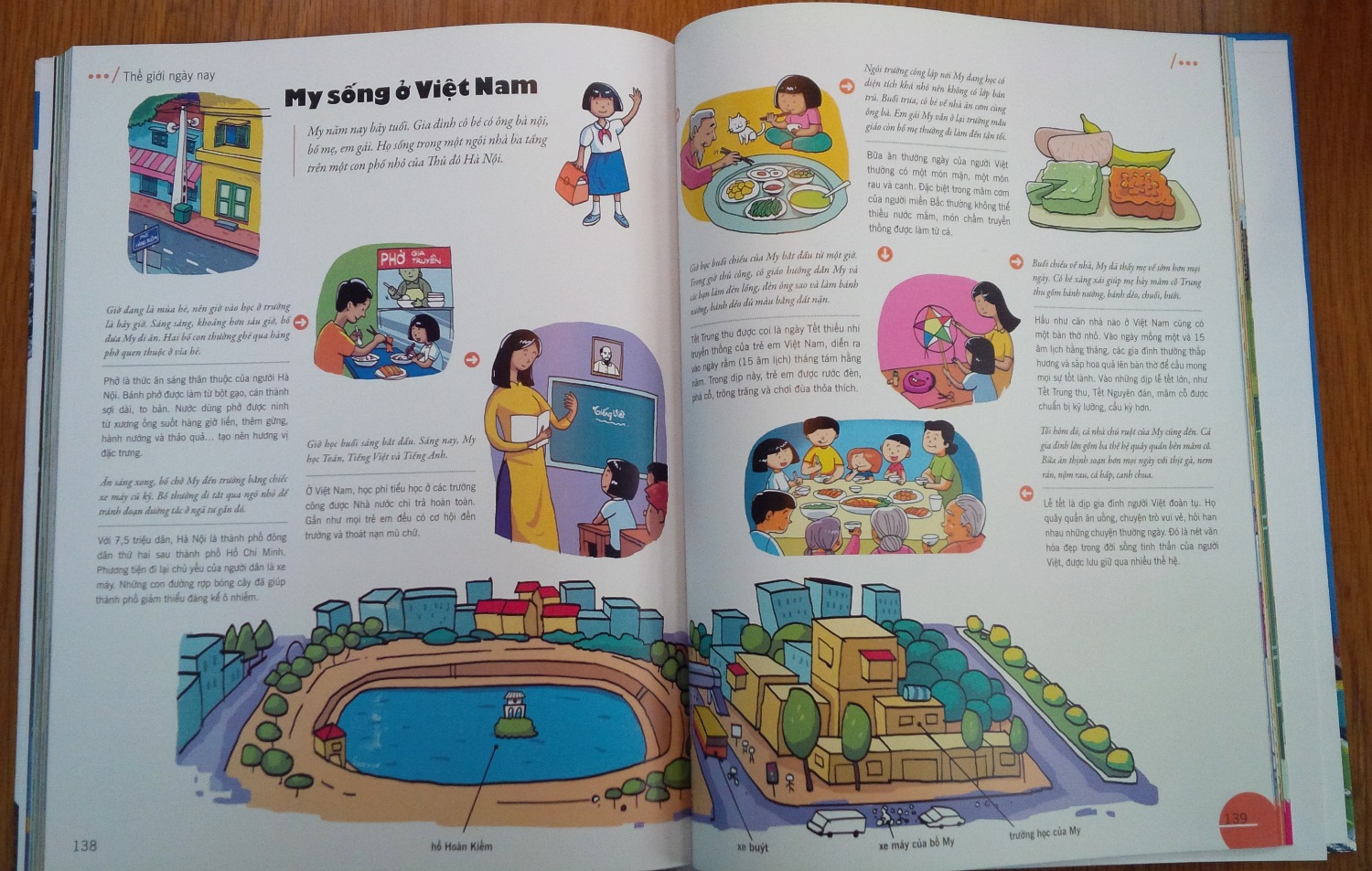 Sách đầy hình là hình với nhiều chủ đề hữu ích, ngay cả người lớn cũng thấy thích vì có những điều mình còn chưa đọc bao giờ. Có 2 trang về cuộc sống của nhân vật My ở Hà Nội. Thú vị cho trẻ em!

Mình chỉ cho 4 sao thôi vì còn thiếu một số chủ đề nữa.