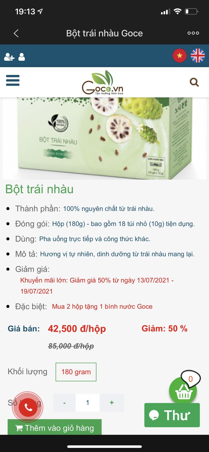 Giá gốc 85k bán 42,500.mà shop để giá 95k bán cho mh 59.500.mh mua cái gì của shop này cũng bị nắc.sẽ ko ủng hộ shop nữa.mn tìm shop khác mà mua nhé.chưa ug nên chưa bt kết quả.