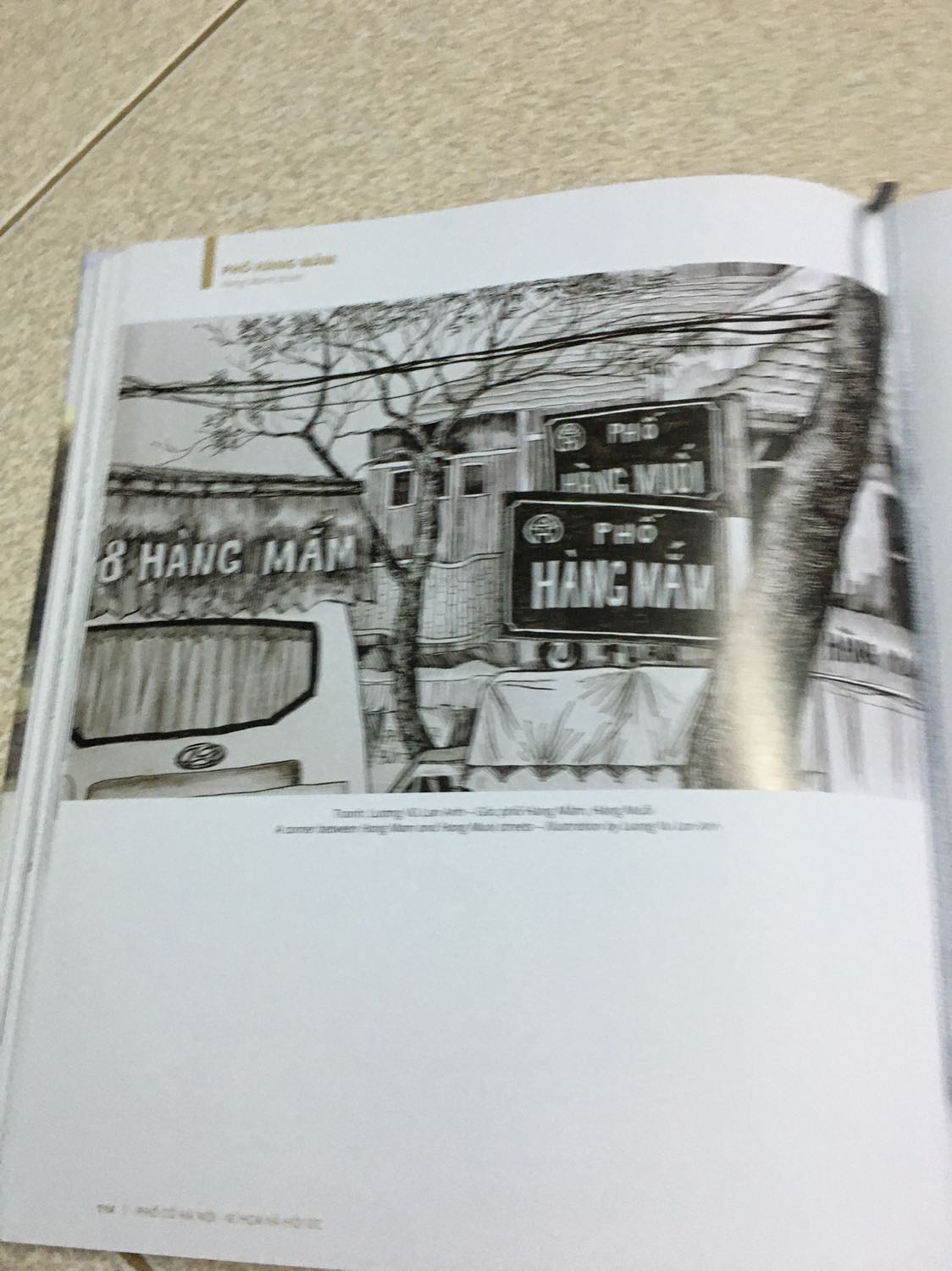 Đúng như tên, ngoài những bài viết về phố cổ cuốn, sách còn rất nhiều kí hoạ màu, đen trắng từ các tác giả chuyên lẫn không chuyên. Qua mỗi bài viết, kí hoạ chúng ta không chỉ hiểu hơn về phố cổ, về Hà NỘi... mà còn giúp chúng ta gắn bó và thêm yêu thành phố. Một cuốn sách đẹp, giá trị dành cho những người đang sống, làm việc hoặc  lỡ phải lòng thành phố nghìn năm văm hiến này.
Sách có phần song ngữ khá hay, phù hợp dành cho người nước ngoài muốn hiểu/học tiếng Việt. Còn với một người Việt thì không cần lắm :)))

Nói chung mình hài lòng. Tiki giao hàng cũng khá nhanh!