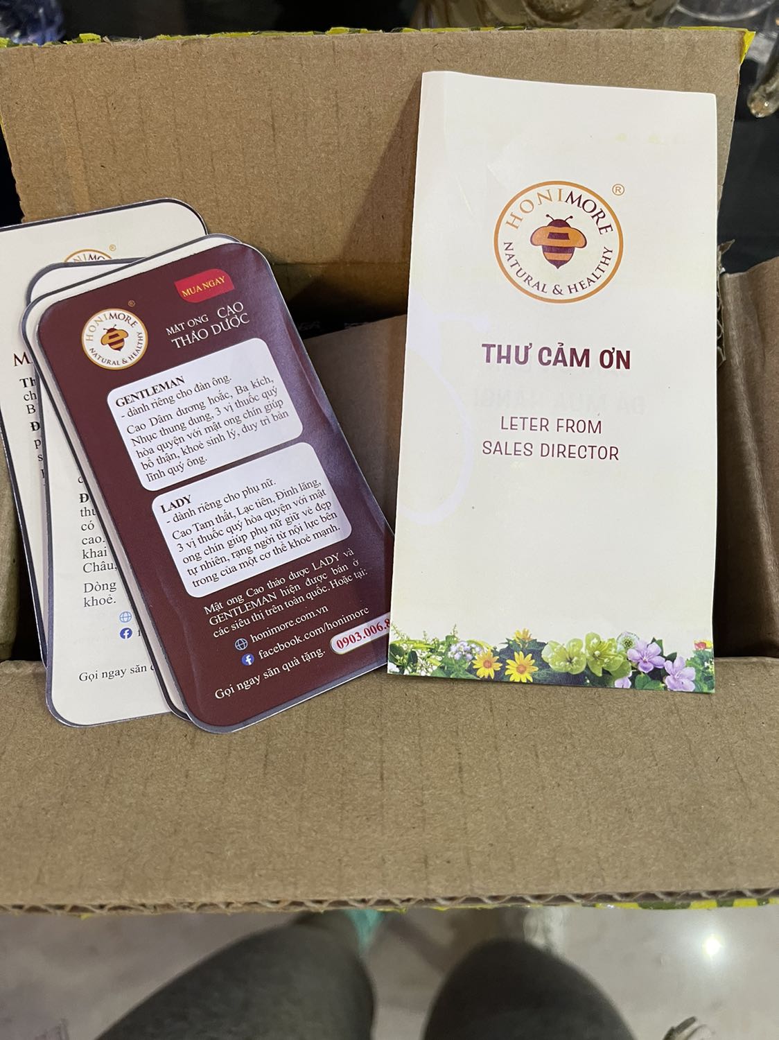 Đóng gói cẩn thận, có thư cảm ơn rất chuyên nghiệp, mật ong vị ngon.