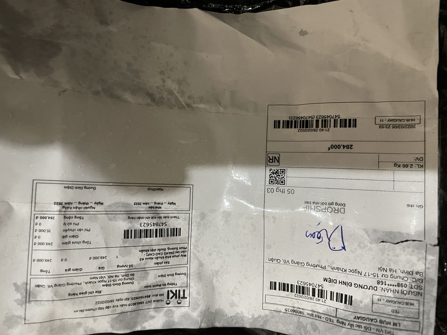 Đơn mua hàng là máy khử khuẩn Nano K5, nhưng bên trong ko phải máy này mà là RZ-W3. Nếu hết hàng thì báo khách và thông báo cho khách lấy SP tương tự, như vậy có phải đỡ mất uy tín ko shop