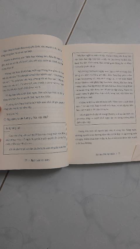 Đọc hết r. Hay vs đáng đọc lắm. Tui cũng tham khảo cách tập trung trong này á mn. Khởi đầu thấy khá ổn. Mua thử đọc đi mn. Mk khá tâm đắc mấy trang mk chụp ấy. Đọc thử nha