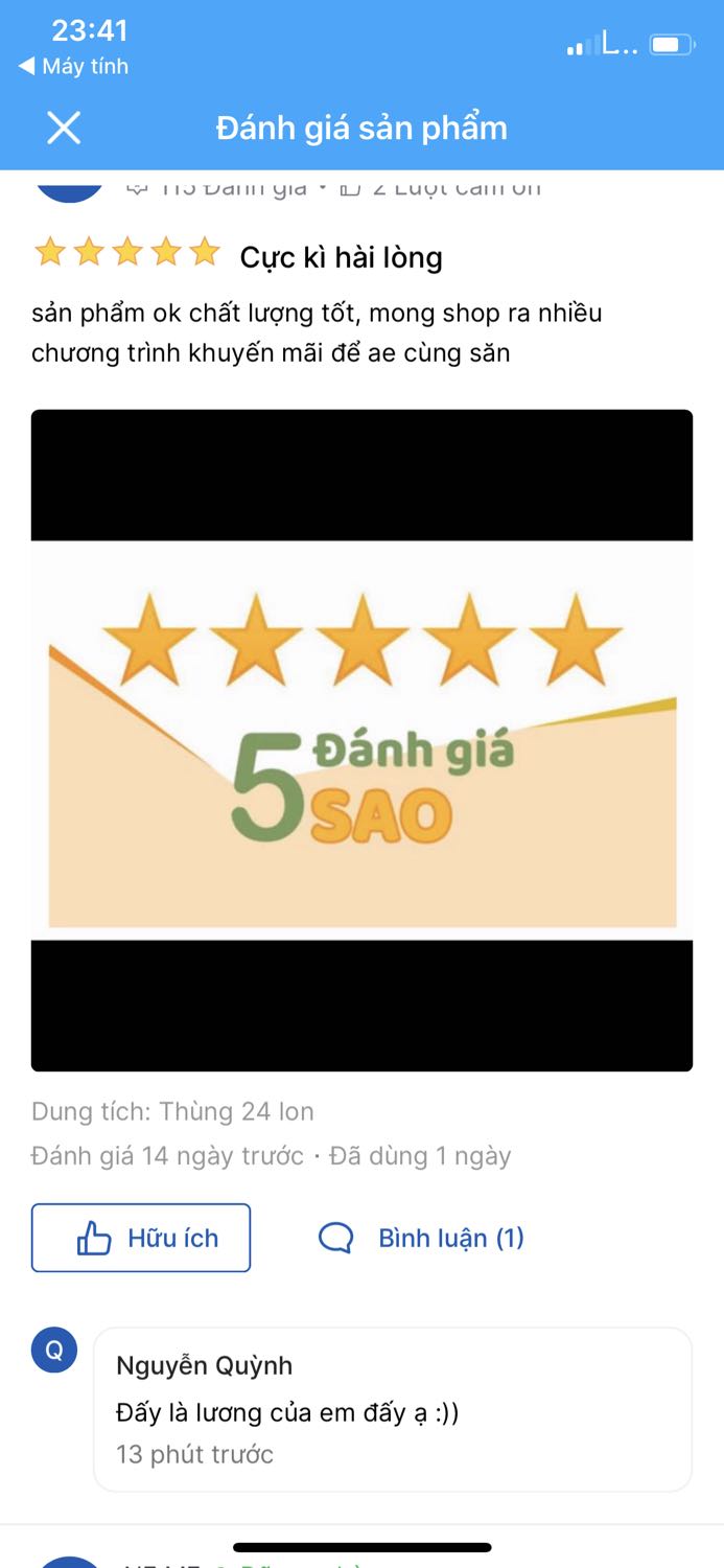 sản phẩm ok, giá phải chăng, chất lượng sản phẩm tốt, mong shop tạo nhiều chương trình khuyến mãi cho mọi người mua