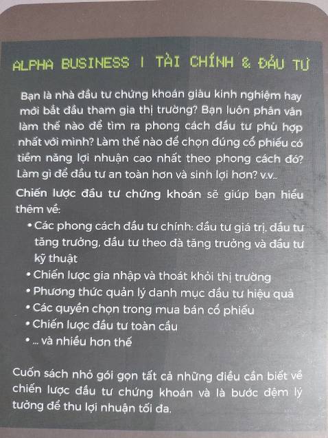 Có thể xem như giáo trình về chứng khoán dễ đọc, rất thú vị