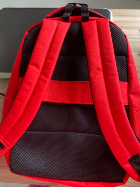 Hình là màu đỏ đô nhưng sản phẩm thực tế màu đỏ tươi, nhạt hơn hình. Vải và form cũng không được đứng như trong hình. Dùng thì tạm chấp nhận được. Giá tiền hơi cao so với chất lượng.