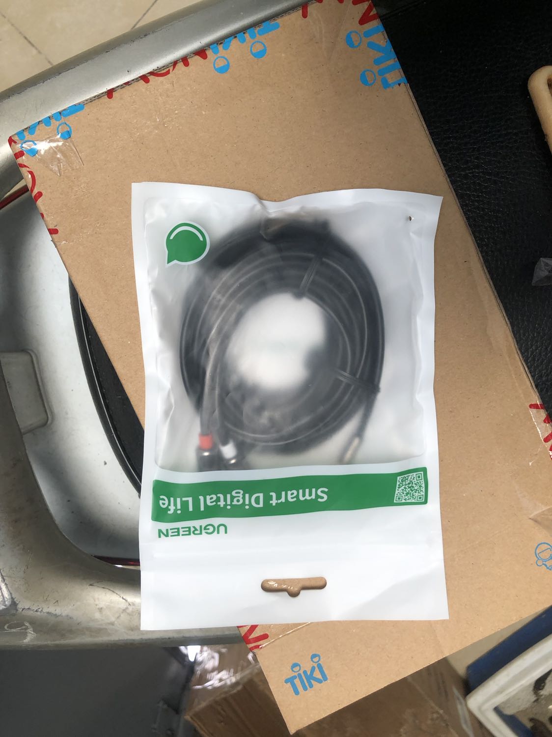 Hàng chất lượng tốt, âm thanh rõ, dài 5m như order - có thương hiệu xuất xứ - đã *** dây ok. Giao hành rất nhanh. Ủng hộ Tiki & shop!