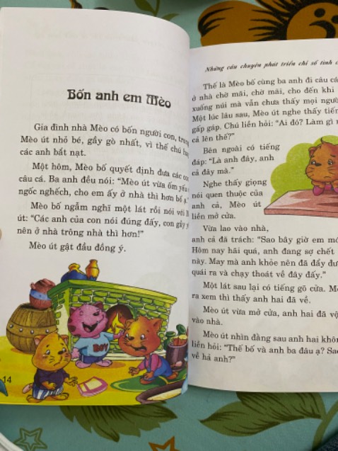 Sau mỗi câu chuyện có bài học ý nghĩa cho bé in ấn ro nét