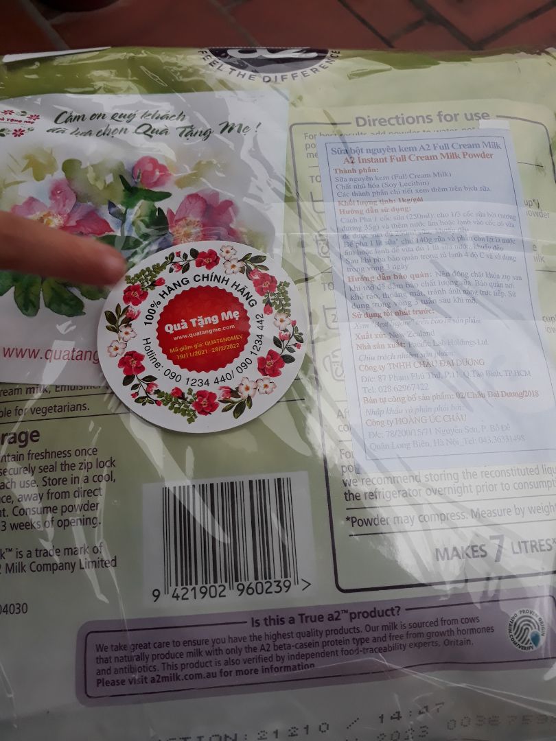 giao hàng đúng hẹn. chưa dùng chưa rõ chất lượng. hy vọng là hợp khẩu vị bé. tư vấn nhiệt tình.