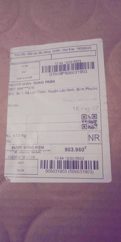 Shop giao thiếu món hàng này. Mình đã liên lạc với Shop  và đã dc Shop hỗ trợ giải quyết .chúc Shop luôn luôn dc mọi người tin tưởng và ủng hộ. Cho Shop 4*