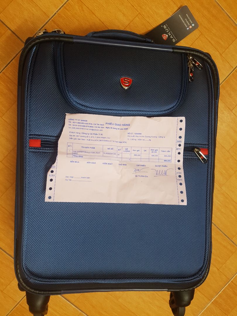 Hàng đẹp,  chất lượng, thông tin thương hiệu, cửa hàng đầy đủ. Hóa đơn bán hàng, phiếu bảo hành 5 năm. Đúng đẳng cấp thương hiệu Sakos. Mình mua lúc Flash Sale 50% nên chỉ 8*** đ thôi. Cảm ơn Tiki ??????