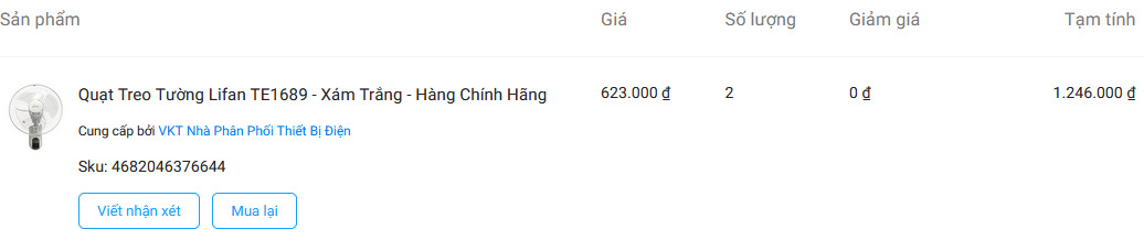 Quạt mua về dùng chưa được 2 tuần đã kêu cót két như võng, rất ồn vào ban đêm. Nhà mình không thể ngủ được. 
Thông tin bảo hành thì 2 ngày mới hoàn tất việc nhận và xác nhận bảo hành. Thời gian thông báo bảo hành 21 ngày. 
Vậy gần hết 1 tháng để xác nhận và xử lý bảo hành. Thời gian bảo hành là 1 năm. Mất gần 1 tháng bảo hành rồi thì thời gian sử dụng chỉ được 11 tháng. Trong khi đó, tôi mua sản phẩm 1 tháng sau mới lắp vào sử dụng. Vậy tính ra quạt chỉ được bảo hành còn 10 tháng mà không biết có mất thêm lần bảo hành nào không nữa. 

Tôi mua 2 quạt có xám trắng, trong khi đó giao cho tôi 1 quạt màu xám đen, 1 quạt xám trắng. May là tôi dùng cho 2 phòng khác nhau, chứ để chung 1 phòng thì ai coi cho được. Nếu không có 2 cái màu xám trắng thì thông báo cho khách để chọn lại hoặc lấy 2 cái cùng màu. Chứ làm vậy mất uy tín TIKI quá.
Các anh chị có ý định mua sản phẩm này thì nên cân nhắc nhé.