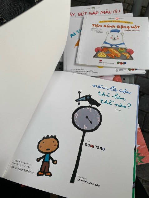 nghe về tác giả gomi taro rất nổi tiếng nên mua thử đọc cho con cuốn nay, và con rất thícg nêu ra ý kiến của mình