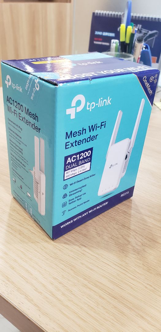 Sản phẩm chính hãng, còn nguyên tem của nhà sản xuất. Thu phát tín hiệu tốt, độ trễ không đáng kể. Onemesh mượt mà với tp-link ax55
