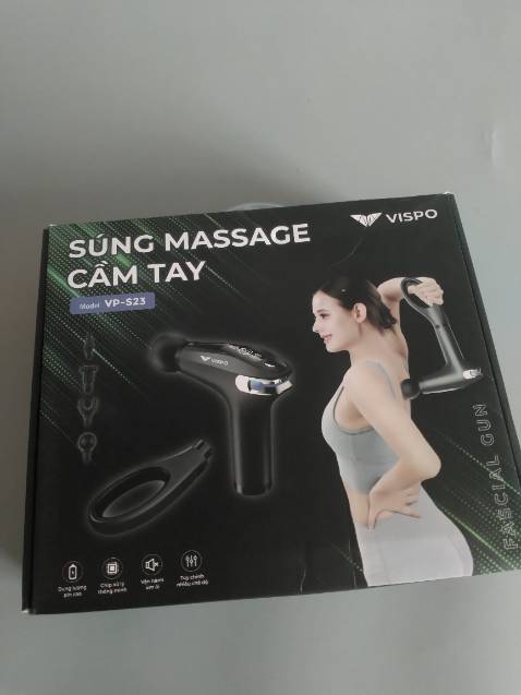 Máy chạy êm, đóng gói đẹp, trước mua 1 mẫu súng massage bên này rồi dùng tốt nên mua thêm loại mới, có voucher nên giá rất hời