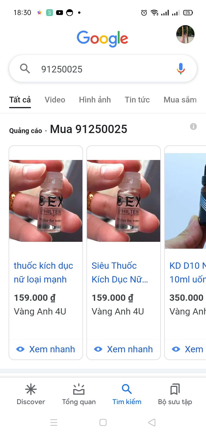 chưa biết chất lượng thế nào nhưng quét mã code thấy tìm kiếm ra thuốc kích dục, đang hoang mang và cần 1 lời giải thích