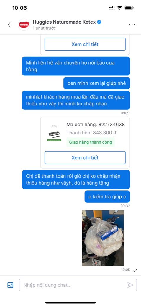 Thái độ quá tệ xem thường khách hàng đong gói ko cẩn thận rách,