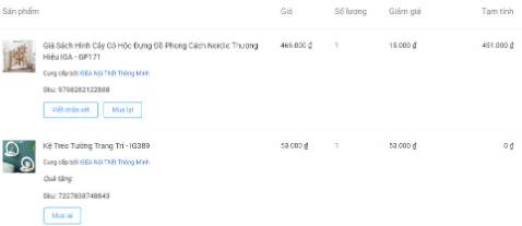 Giao hàng thiếu quà tặng.