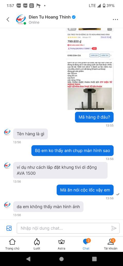 Dịch vụ hậu mãi kém. Nhân viên trả lời với khách cộc lộc, ko chủ ngữ vị ngữ. Hỏi hướng dẫn lắp đặt thì kêu tự lên YouTube coi, trong khi mã hàng thì tôi tìm hoài không thấy, trên hướng dẫn lắp đặt cũng không có, trên mô tả sản phẩm của tiki cũng không có