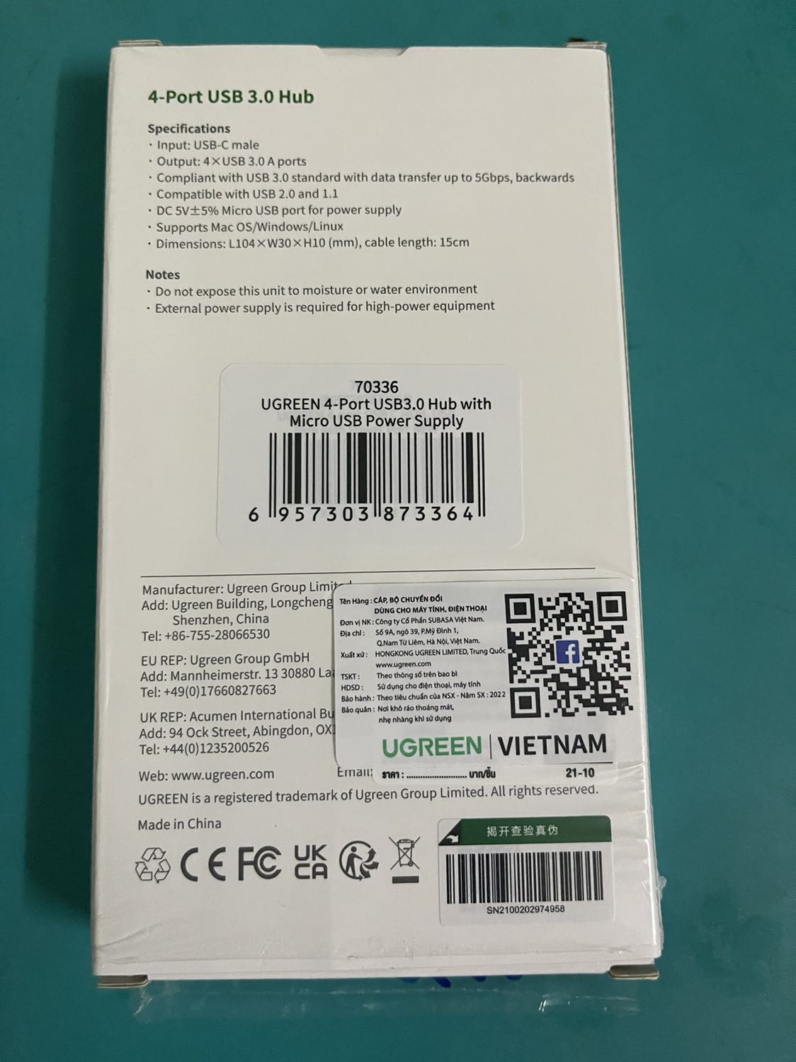 Sản phẩm đúng như mô tả, chưa sử dụng chưa biết thế nào Sản phẩm đúng như mô tả, chưa sử dụng chưa biết thế nào