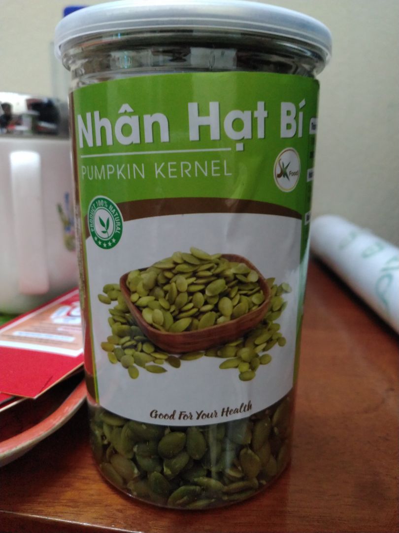 Hạt bí chất lượng tốt, đều hạt, ko có hạt hỏng. 
Hạt ăn ngon. ngậy nhưng mềm. mình cho vào lò nướng 130 150 độ khoảng 5 - 7 phút hạt giòn và t thơm ngon hơn.