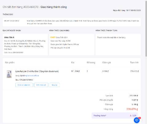 Giao hàng THIẾU số lượng
Đơn 02 cuốn
Giao - hộp, đóng có 1 cuốn
YÊU CẦU
giao bù cuốn thiếu