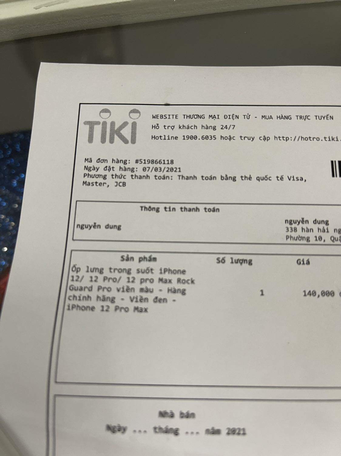 Chất lượng, đóng gói, tất cả đều tốt, duy nhất 1 đều đặt màu đen giao màu xanh thôi ??? nếu đc shop liên hệ đổi dùm mình nhá, vì màu xanh mình có nhiều rồi Chất lượng, đóng gói, tất cả đều tốt, duy nhất 1 đều đặt màu đen giao màu xanh thôi ??? nếu đc shop liên hệ đổi dùm mình nhá, vì màu xanh mình có nhiều rồi