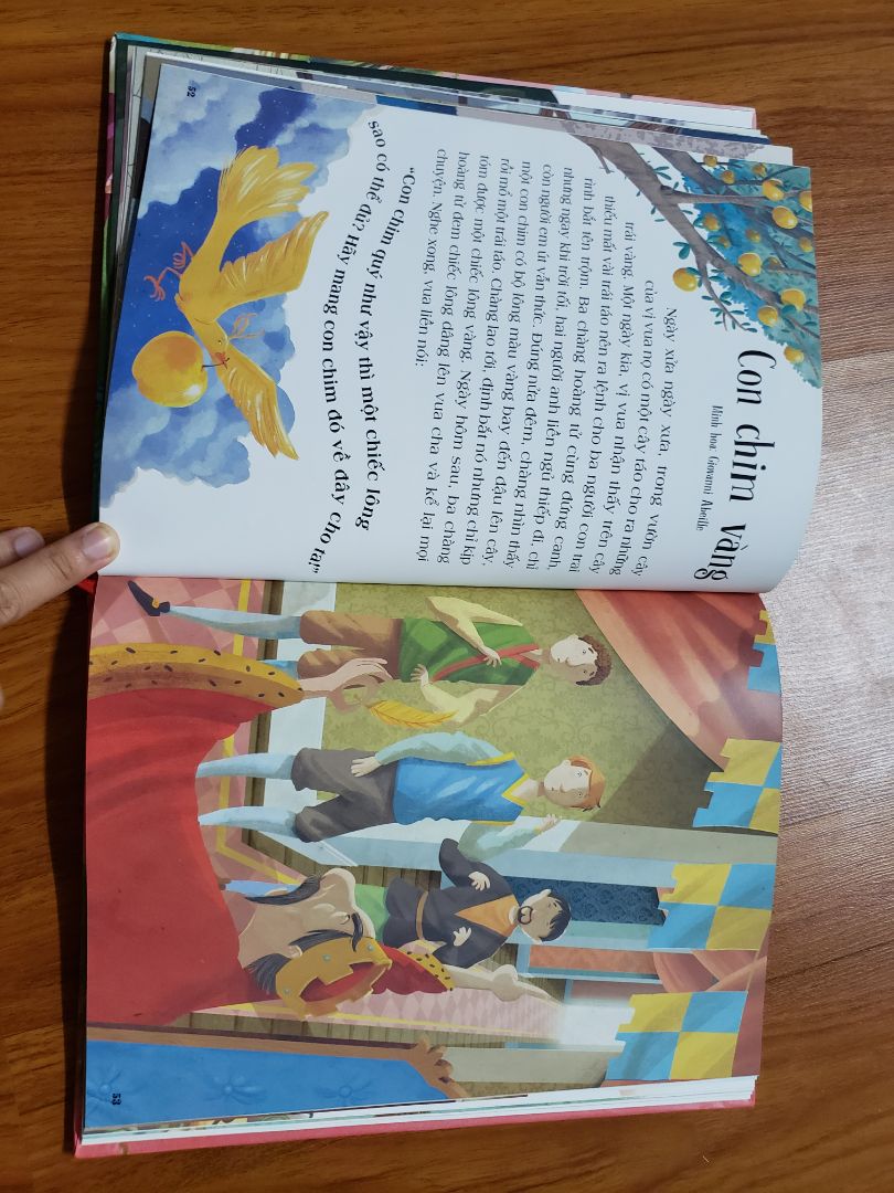 Sách hay, nhiều hình hơn chữ nên các bé rất thích