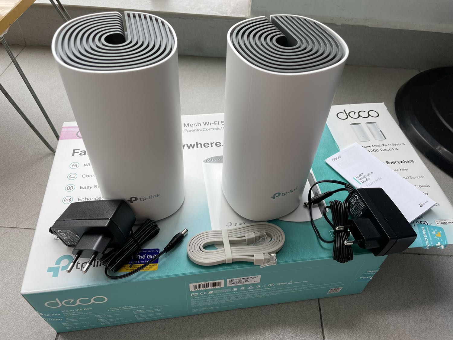 Nhà mình 1 phòng khách, 2 phòng ngủ, có nhiều tường bê tông chịu lực, nhưng chỉ mua dòng E 2 pack mà xài sóng sánh căng đét.
Quá ưng