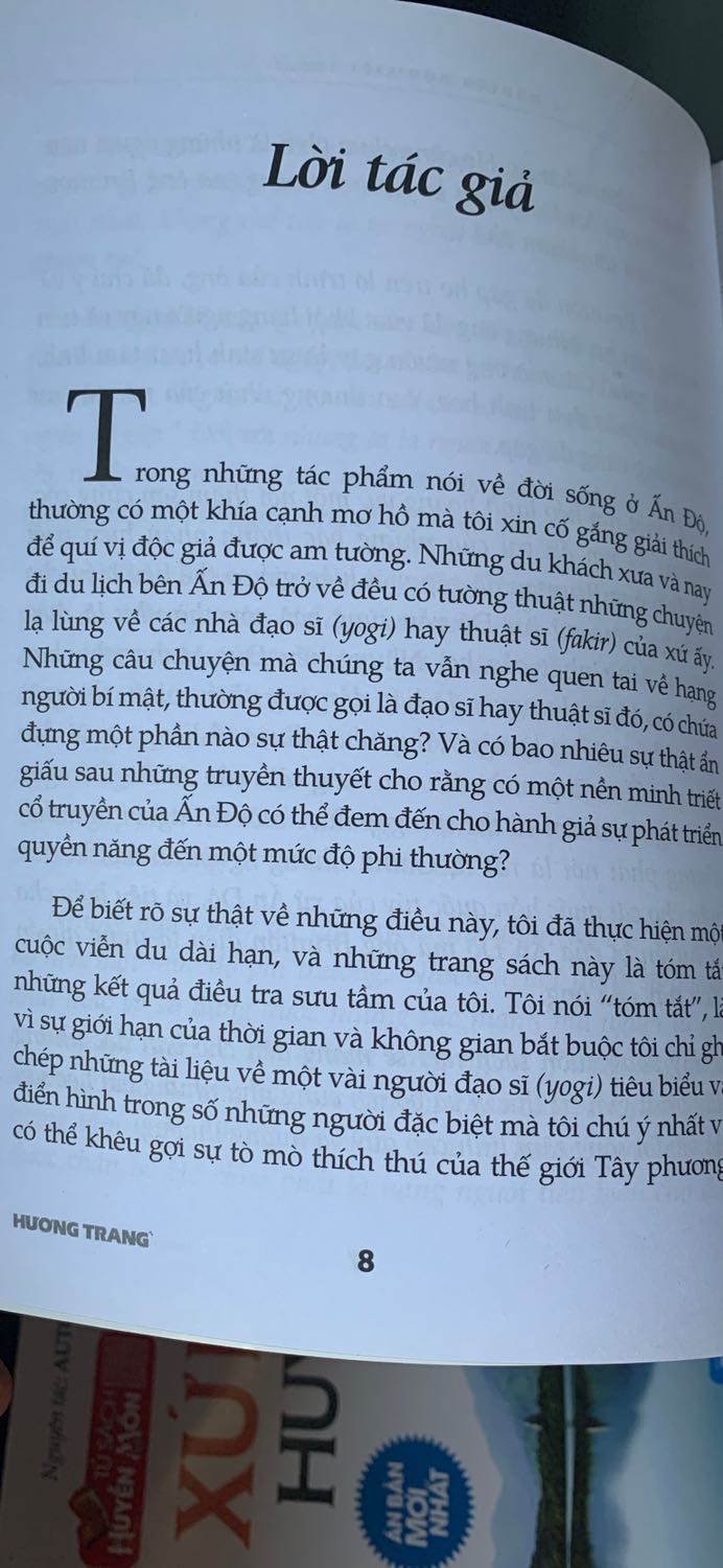 Tôi đã đọc qua các tác phẩm do Nguyên phong dịch và phóng tác. Quyển đầu tiên là Hành Trình về Phương Đông. Nó làm tôi đọc say mê nhiều lần và phải tìm đọc thêm tất cả các quyển còn lại của Nguyên Phong. 
Tôi thích cái cách ông trình bày ngôn từ ngắn gọn, dễ hiểu và đặc biệt ngôn từ rất nhẹ nhàng, thấm nhuần. 
Tác phẩm này hơi làm tôi mất hào hứng đọc từ những trang đầu (mặc dù rất tò mò muốn đọc nhanh để hiểu hết các nội dung của quyển sách). 
Khi đề cập đến những gì là minh triết, huyền môn,... tôi ít khi thích dùng hay nghe các danh xưng một cách khá gay gắt và có phần xa cách trong các cuộc đối thoại, luôn thêm chữ “ta” phía sau: ông, anh,... tôi lại thích nghe “ ông ấy”, “anh ấy” hoặc đơn giản là “ông”, “anh”. Dùng các từ khác nhẹ hơn thay vì dùng từ “hạng người” để nói về những người mà có nhiều người kính trọng.