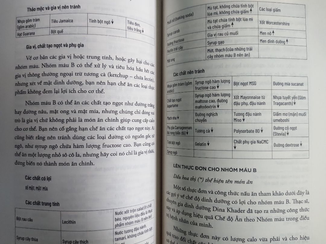 Nội dung tốt, trình bày logic, ngoài hướng dẫn chế độ dinh dưỡng theo nhóm máu, sách còn hướng dẫn cách chăm sóc sức khỏe, phòng chống bệnh tật theo từng nhóm máu! Chất lượng giấy mực và kỹ thuật in ấn ko có gì để chê! Bạn nào có đam mê tìm hiểu về nhóm máu nên tìm đọc ngay nhé! Nội dung tốt, trình bày logic, ngoài hướng dẫn chế độ dinh dưỡng theo nhóm máu, sách còn hướng dẫn cách chăm sóc sức khỏe, phòng chống bệnh tật theo từng nhóm máu! Chất lượng giấy mực và kỹ thuật in ấn ko có gì để chê! Bạn nào có đam mê tìm hiểu về nhóm máu nên tìm đọc ngay nhé!