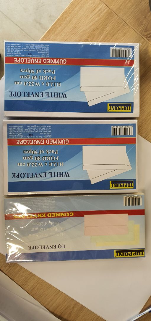 tôi đặt 3 sắp bao thư loại 50 cái/1 sắp.
giờ TiKi lại giao có 2 sắp, mõi loại 50 cái/1 sắp, loại kia sai quy cách mà chỉ có 20 cái/1 sắp.
Tôi cần lời giải thích