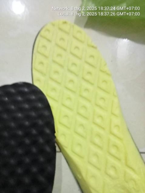 Không có mặt rán đế mặt trên hơi chơn