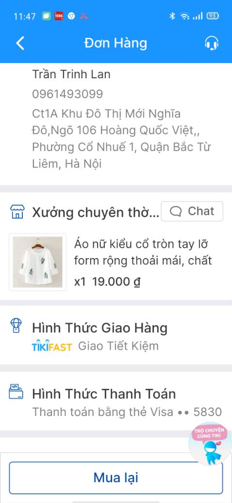 Shop này làm ăn rất vớ vẩn, đặt 1 đằng giao hàng vớ vẩn. Đề nghị tiki loại bỏ shop này để không ai bị *** như tôi