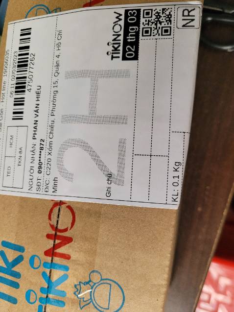 Giao hàng nhanh, đóng gói cẩn thận, kỹ càng. Tuyệt vời.