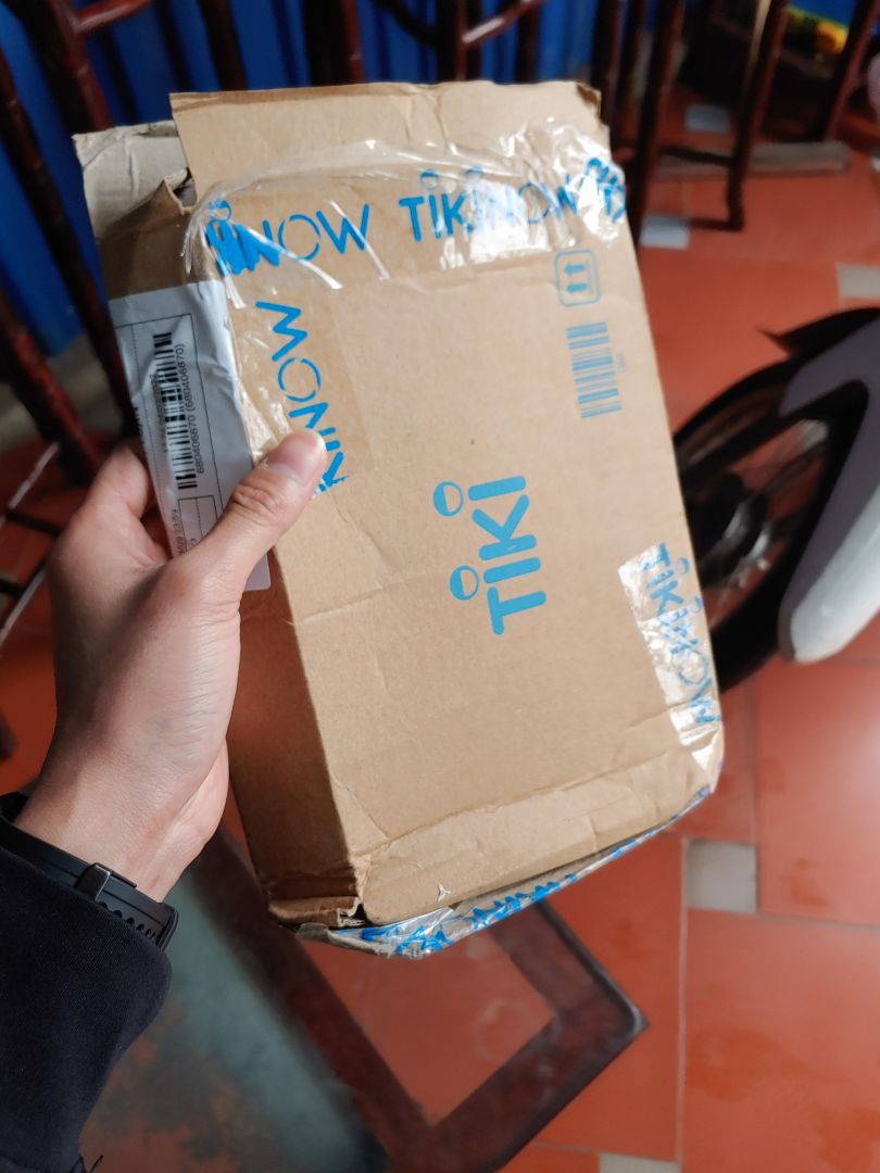 cách thức đóng gói rất ẩu.