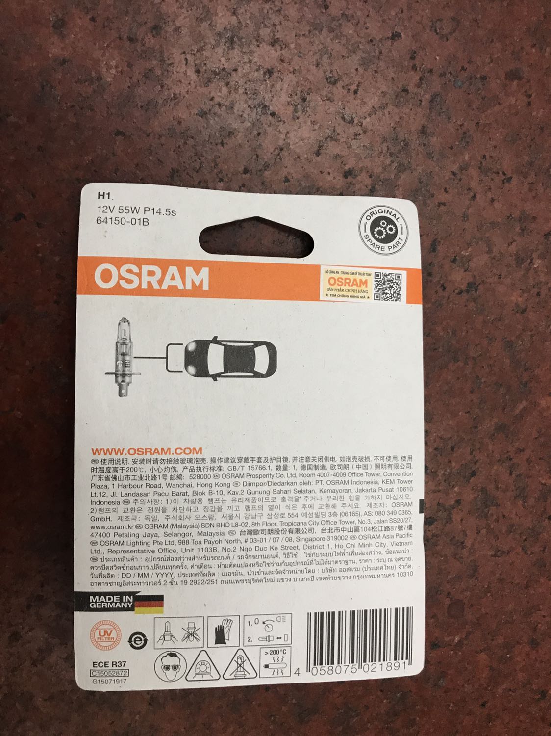 Hàng xin như mong muốn, có cả tem chống hàng giả chính hãng