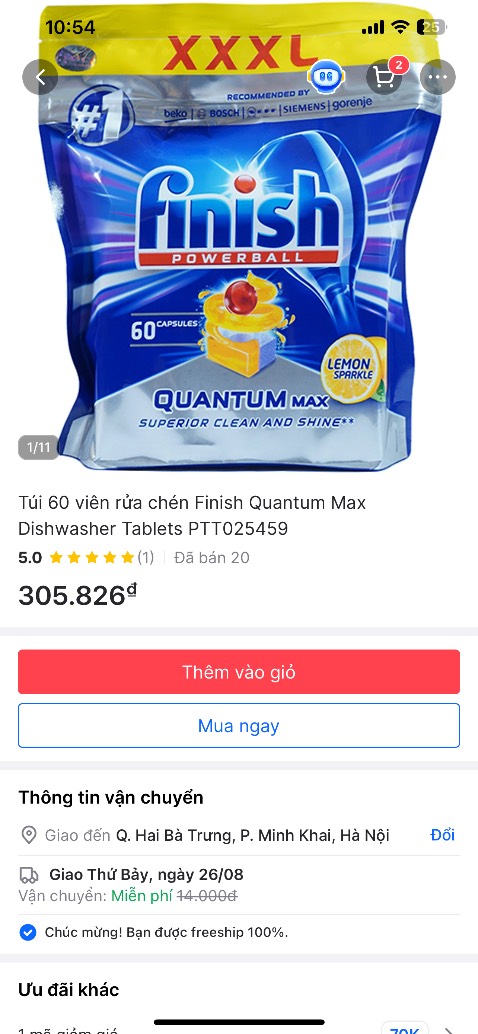 Shop cho hỏi sao bao bì khác với hình quảng cáo và viên rửa bên trong gói cũng khác với loại mình thường mua của shop.