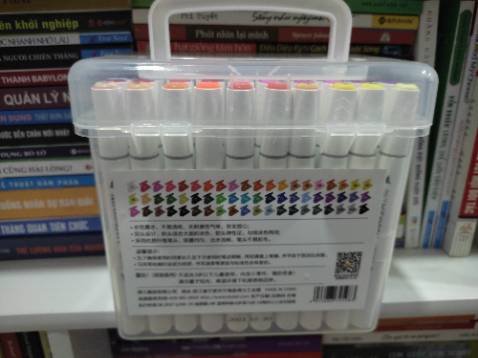 Hàng chất lượng tốt, mực không bị lem màu, màu lên đều. Có hộp đựng nên rất thuận lợi cho việc sử dụng và bảo quản sản phẩm. Cảm ơn Deli và Tiki!