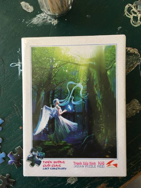 Bộ này lắp lên nhìn đẹp lắm. Loại nhỏ này thì k có hồ dán đi kèm nha. Giao hàng nhanh.