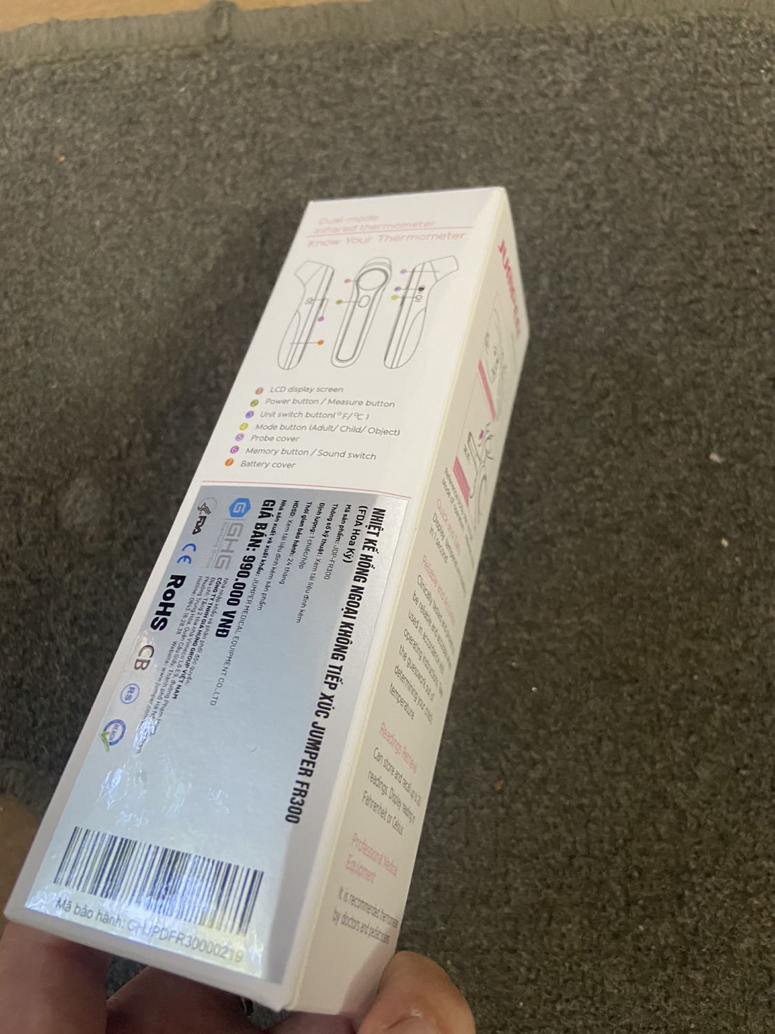 Cầm chắc tay , đo chuẩn , cảm nhận là hàng tốt . Đã kích hoạt bảo hành điện tử . Cảm ơn Tiki