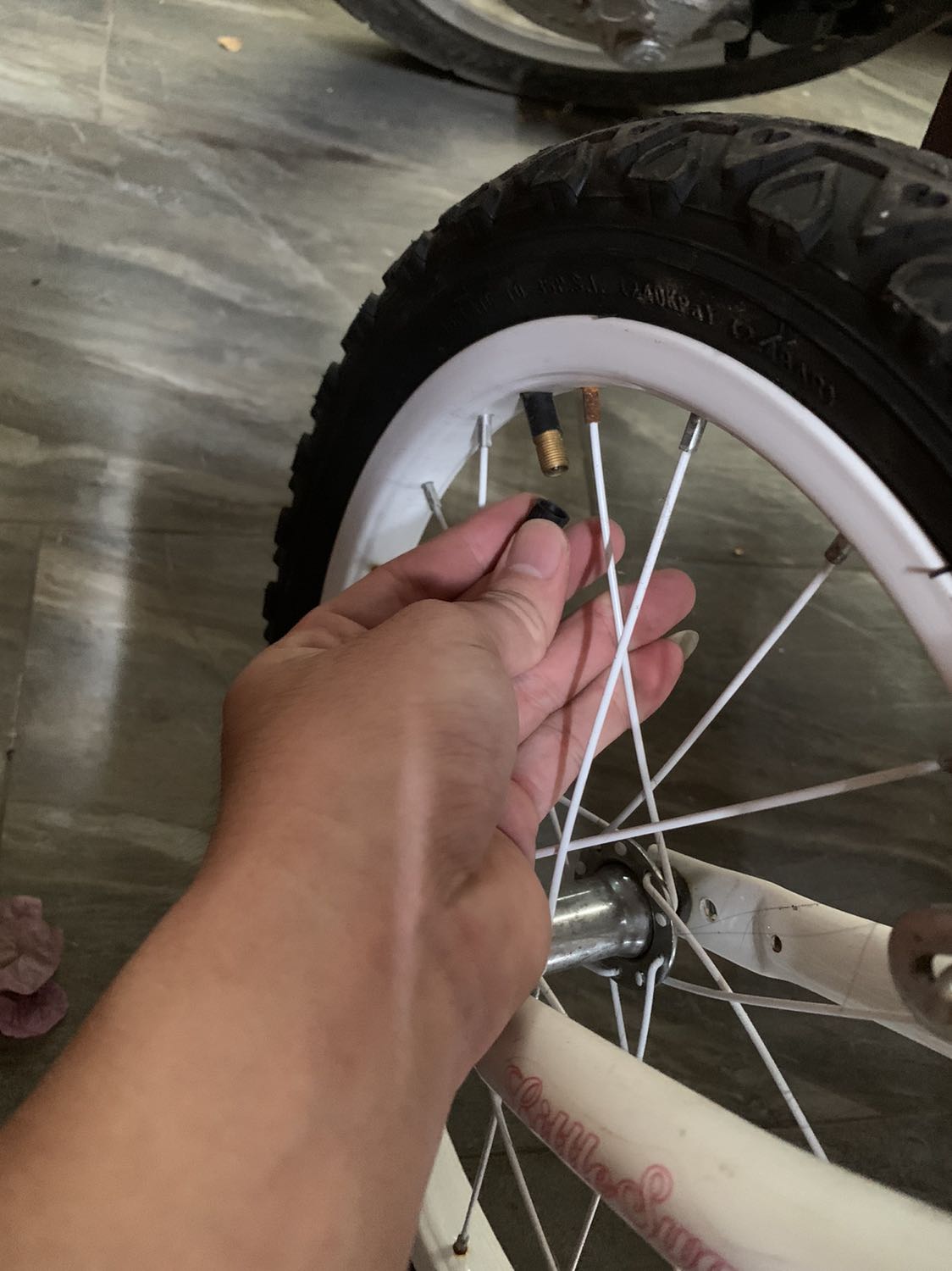 nhỏ gọn tiện dụng, có điều bơm hay bị cấn nghe cạch cạch, bơm đổ mồ hôi hột mới dc 1 bánh