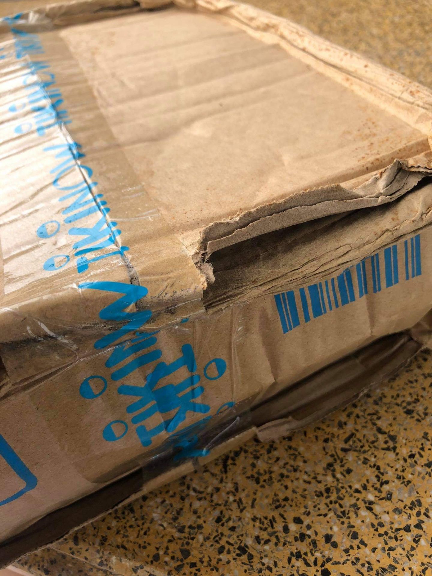 Hộp ngoài cầm muốn rã cả ra, bên trong không có lớp gói nào, lỡ như thấm một chút nước là ướt luôn quyển sách. Bỏ tiền ra mua quyển sách giá gốc gần 200k mà nhận như ở mấy tiệm sách cũ, ngoài bìa thì bẩn toàn dấu tay đen, tệ hết sức.