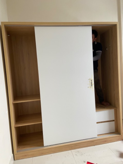 MDF lõi xanh Ba Thanh,giao nhanh,nv lắp đặt có trách nhiệm tốt dù khâu chuẩn bị và gia công còn vài lỗi và thiếu sót