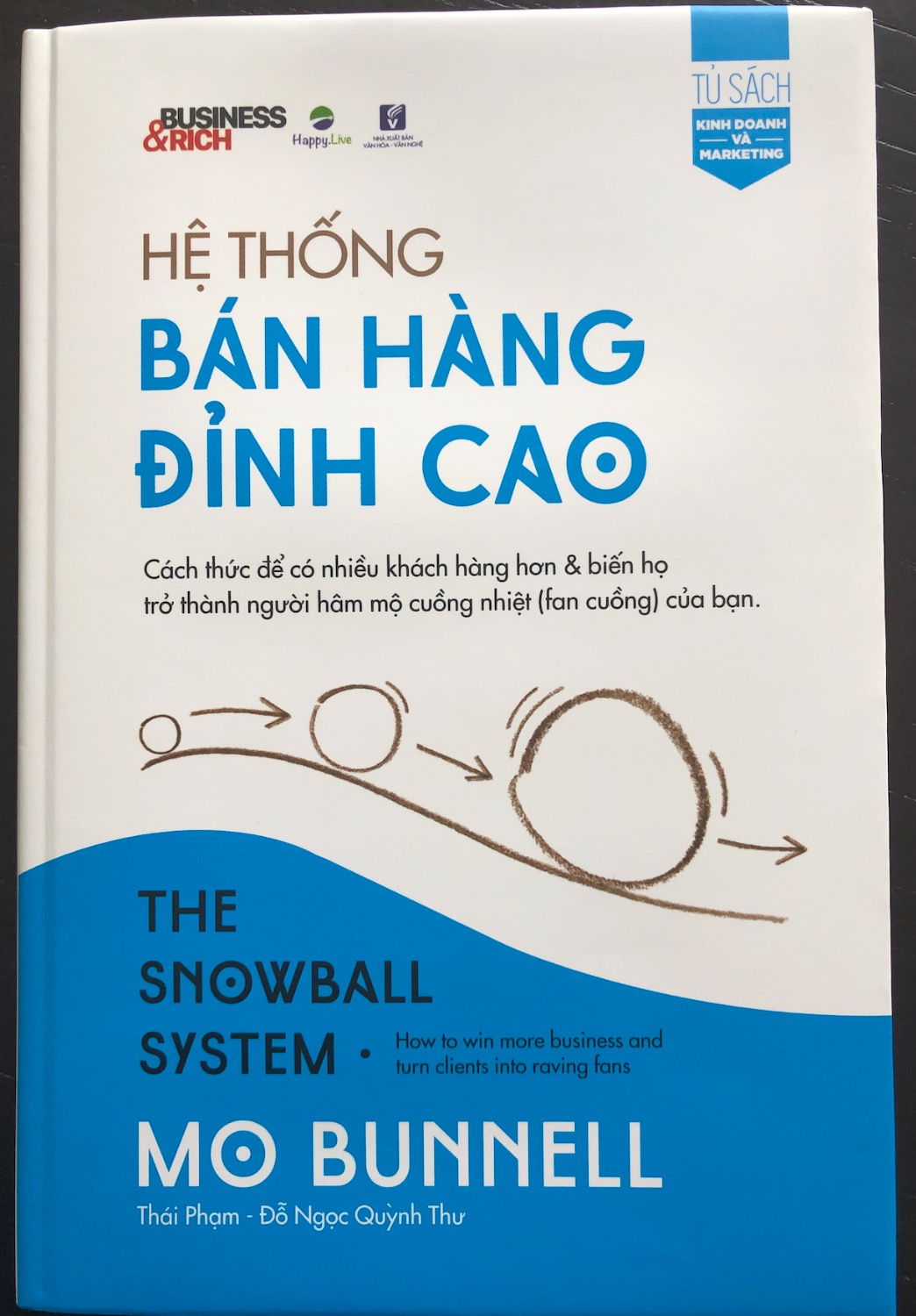 Là người làm kinh doanh (cũng là fan hâm mộ của happy live), tôi đã mua cuốn này ngay từ khi nó xuất bản và thậm chí là đặt trước. 

Đã đọc review trên amazon trước về cuốn này nên lại càng nóng lòng. 

Và sau khi sách về đến tay. Tôi đã phải dành tới 1 tháng nghiền ngẫm đọc đi đọc lại để viết ra những điều tôi học được từ cuốn sách này. Ý tưởng của nó, cách tác giả hướng dẫn việc xây dựng phát triển kinh doanh BD thật ấn tượng. 

Tôi thích nhất là phần định vị và các đề nghị cho nhận trong sách, và đặc biệt là phần bảng biểu để tôi có thể đọc và thực hành. 

Danh sách Protemoi để phát triển những mối quan hệ với khách hàng 

Danh sách cách thức phát triển thói quen BD

Ngưỡng mộ cách chuyển ngữ của Happy Live và anh Thái Phạm. 

Đây là cuốn sách cực hay cho những ai làm sales và bán hàng (Tôi là môi giới CK).