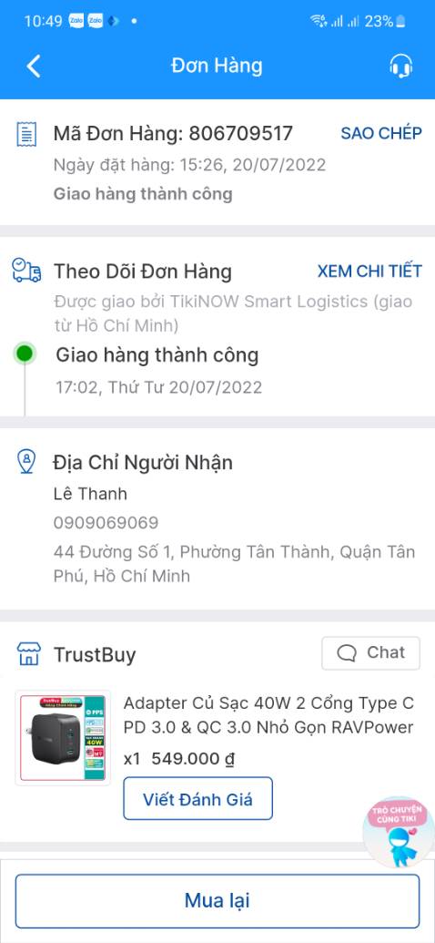 Dịch vụ bảo hành quá tôt, của mình sử dụng 10 tháng bị lỗi đã được bảo hành 1 đổi 1. Nhân viên Tiki đến nhà nhận và giao mình kg cần phải mang đi bảo hành.