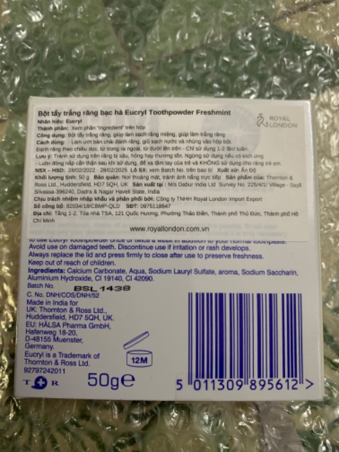 Shop giao hàng nhanh, đóng gói cẩn thận, lịch sự. Sp đúng hình có tem Chính hãng nhưng mã vạch ICheck thì chưa đăng ký. Cho shop 5 sao, để dùng thử rồi quay lại đánh giá chất lượng sau nhé!