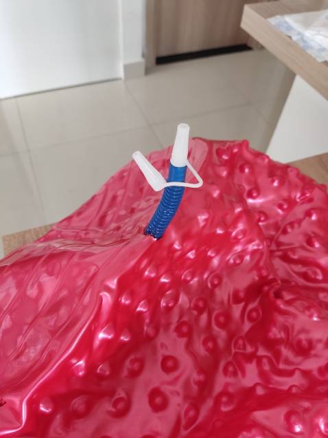 Họ mang theo một quả bóng lỗ. Bị chuột cắn. Shop không trả lời tin nhắn. Tôi không khuyên bạn nên mua.