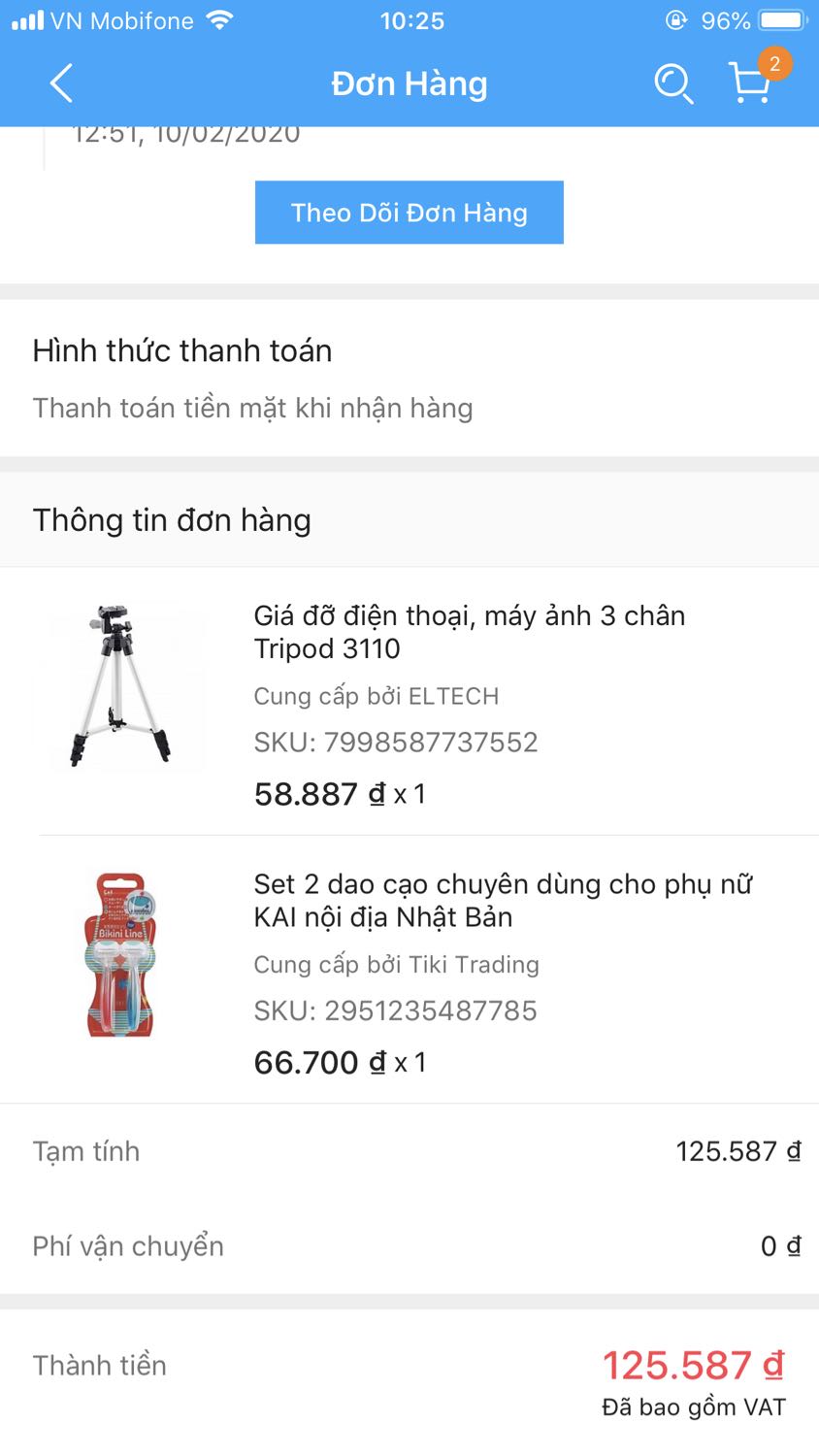 Mình đặt 1 set 2 cây, Tiki giao 2 set là sao? Giao tới thì mặt nhân viên khó chịu, hàng mua nhận rồi nay kêu nhận nữa muốn kiểm xem cái gì lại khó chịu với khách hàng!